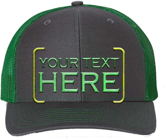 Design your custom "Flex Fit" trucker cap