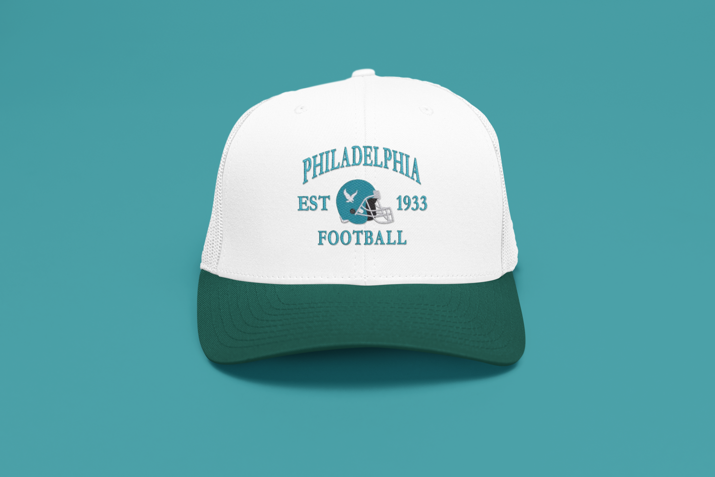 Philadelphia Eagles Embroidered Trucker Hat