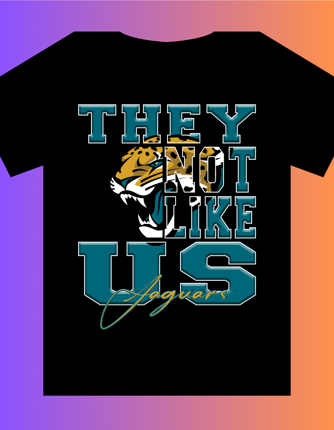 "They Not Like Us" Team T-Shirt "Jaguars