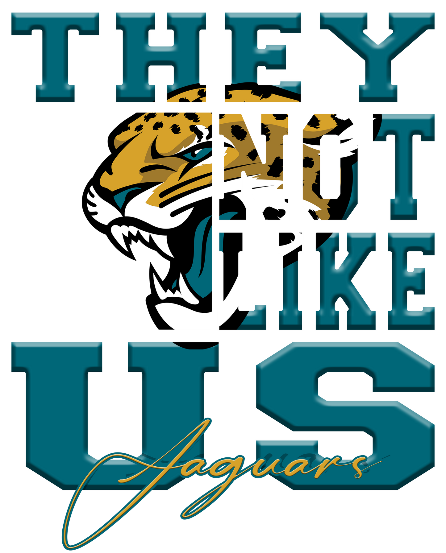 "They Not Like Us" Team T-Shirt "Jaguars