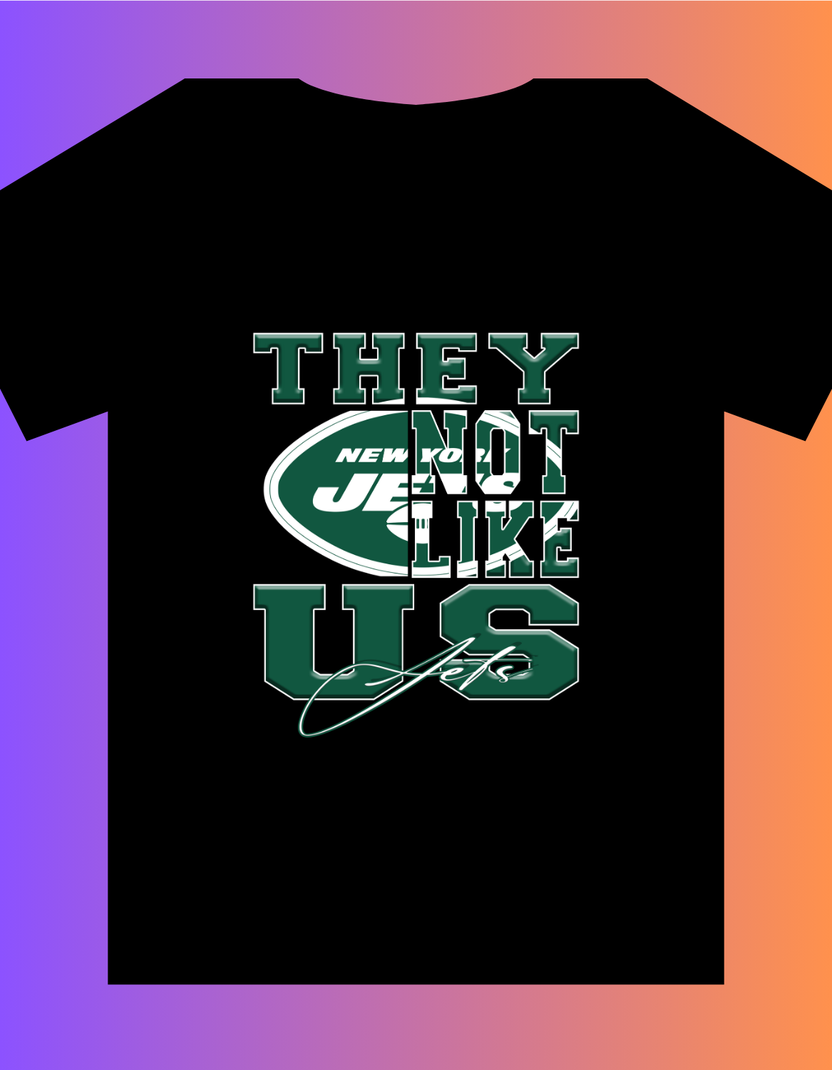 "They Not Like Us" Team T-Shirt "Jets