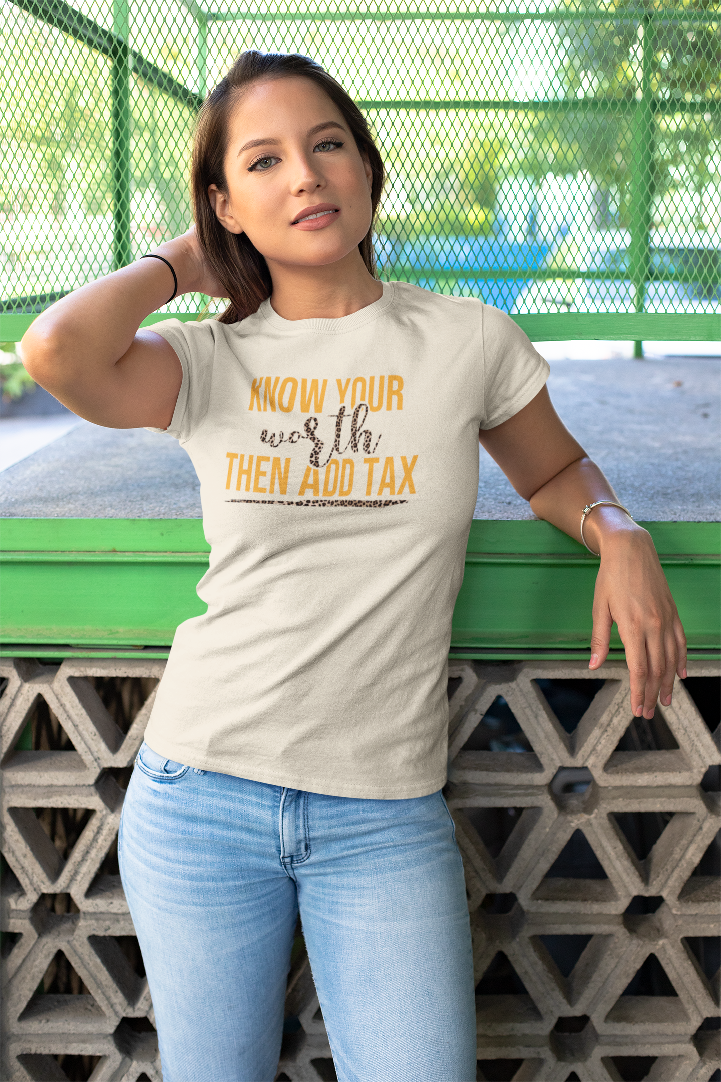 ""Know Your Worth Then Add Tax" T-Shirt