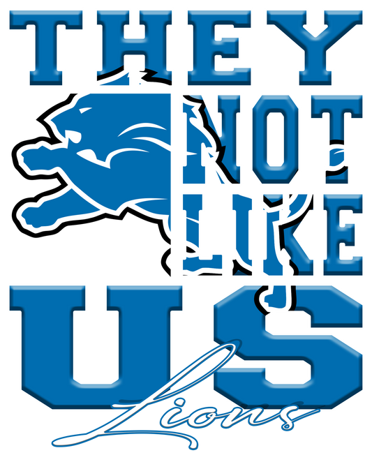 "They Not Like Us" Team T-Shirt "Lions