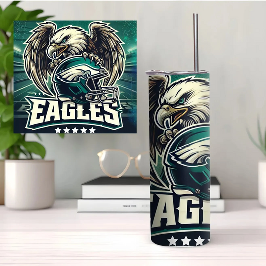 Philadelphia Eagles 20 oz Skinny Tumbler